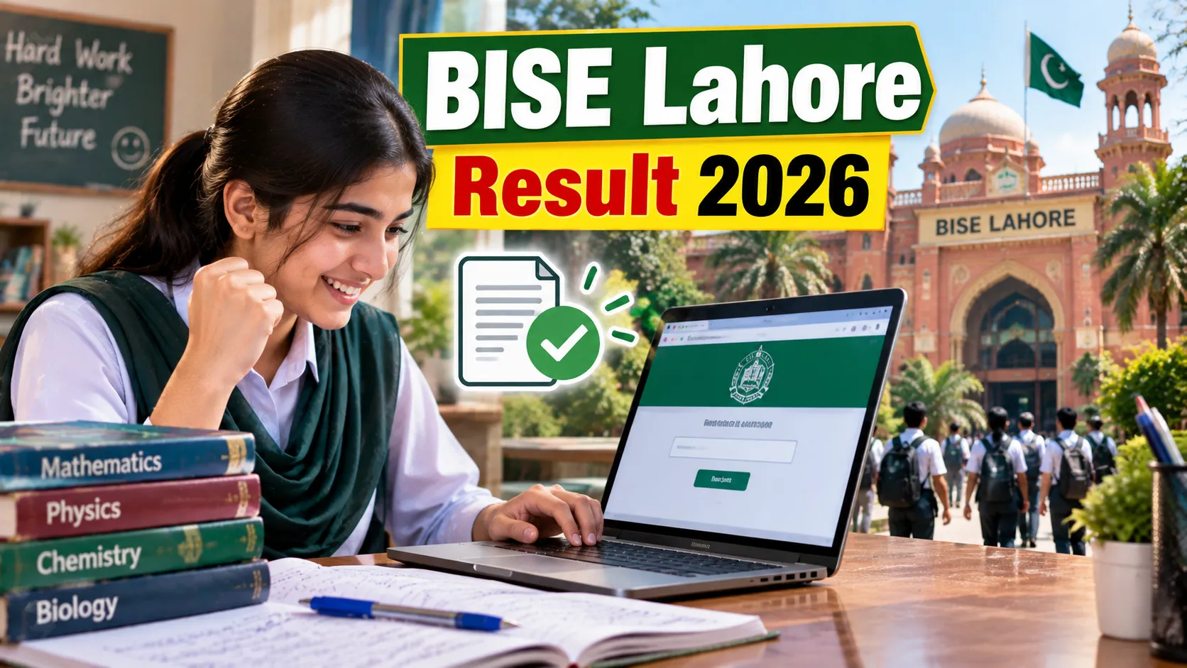 BISE Lahore Board Result 2026 - Check Result by Roll Number