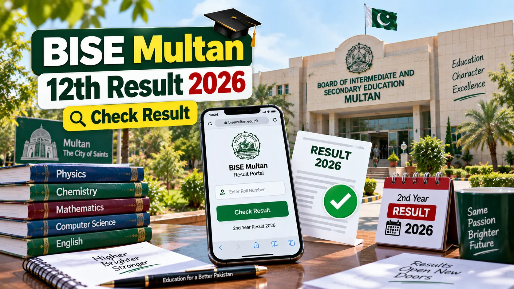 BISE Multan 2nd Year Result 2026 – Result Date, Time & Online Check