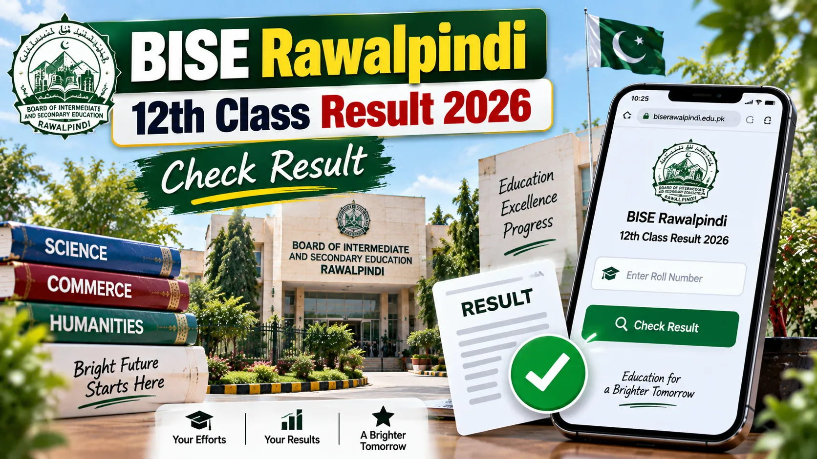BISE Rawalpindi 12th Class Result 2026 - Check Result by Roll Number